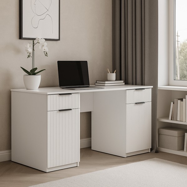 Стіл письмовий СП4 2Я2Д з фрезеруванням Плаше Грос