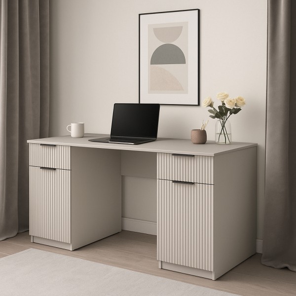 Стіл письмовий СП4 2Я2Д з фрезеруванням Плаше Грос