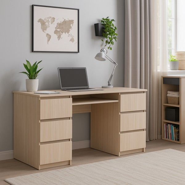 Стіл письмовий СП6 6Я з 6 шухлядами для офісу