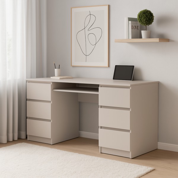 Стіл письмовий СП6 6Я з 6 шухлядами для офісу