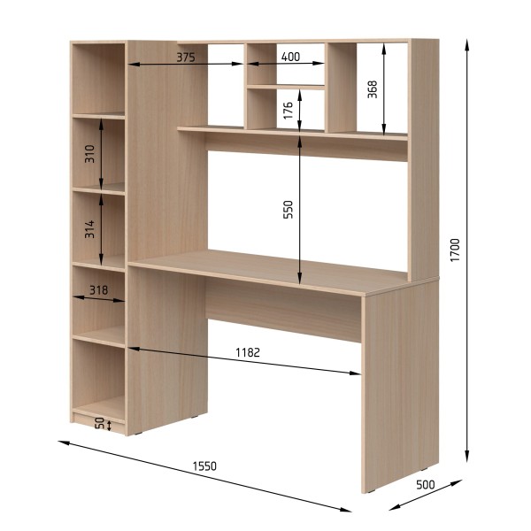 Стіл письмовий СП11 – Практичний стіл для офісу та дому