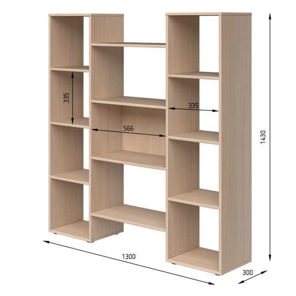 Стелаж відкритий №14 для офісу