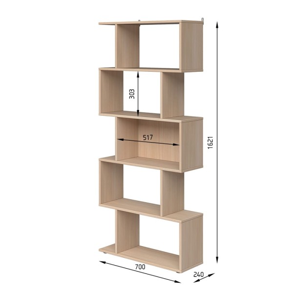 Стелаж відкритий №11 - Меблі для офісу