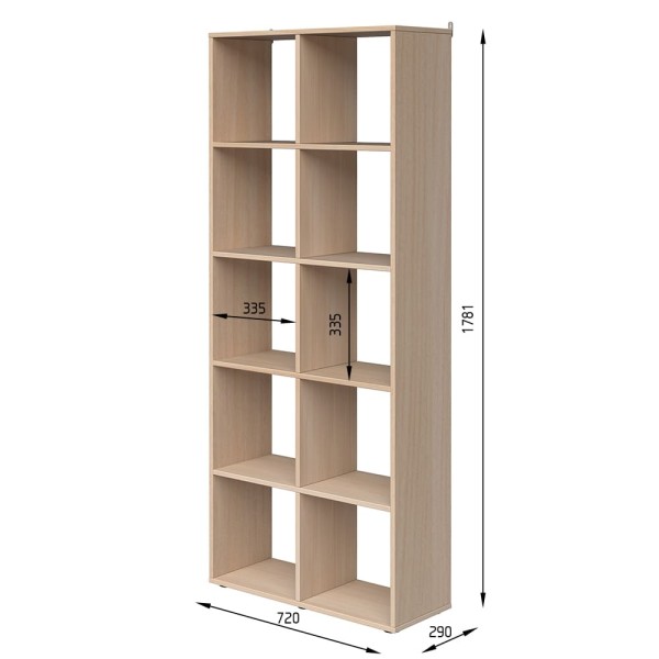 Стелаж відкритий №8 для офісу