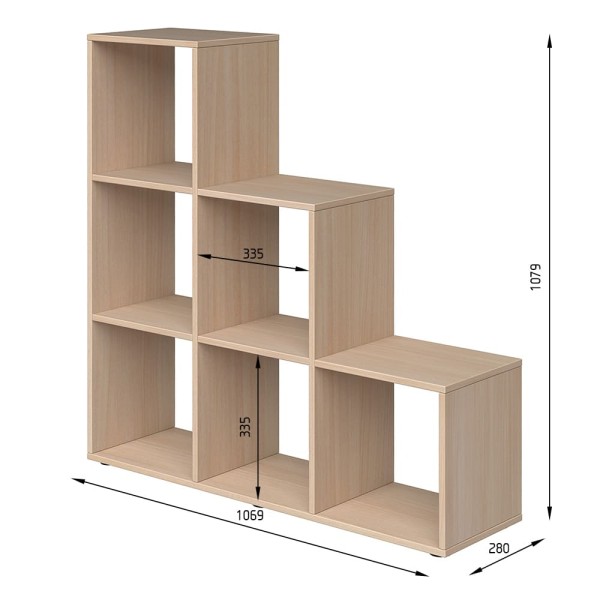 Стелаж відкритий №5 для офісу — комфорт та стиль у вашому офісі