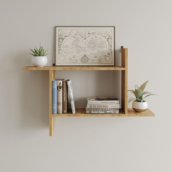 Полиця навісна №43 – стильний елемент меблів для вітальні та офісу