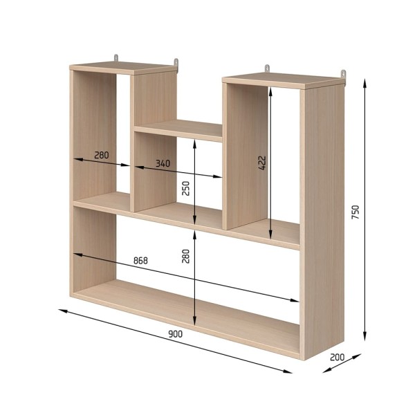 Полиця навісна №49