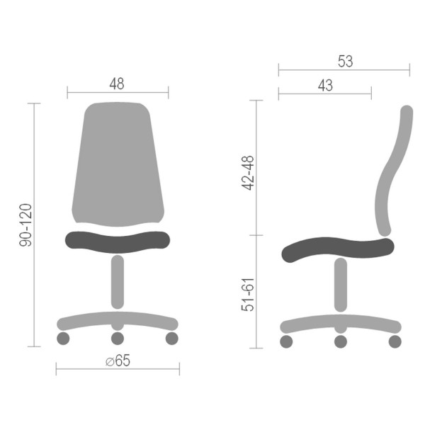 Крісло Medico GTS Freelock+ CHR61 – стильне та зручне крісло для офісу