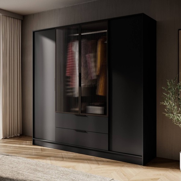 Шафа для одягу Perfect Home Келлі 4-дверна