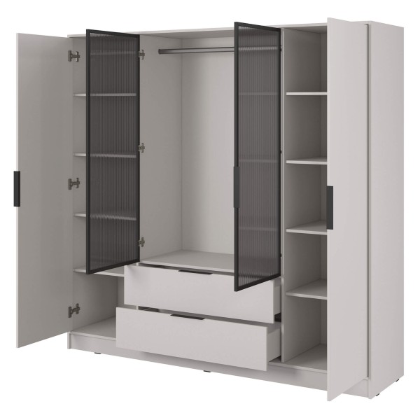 Шафа для одягу Perfect Home Келлі 4-дверна