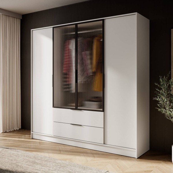 Шафа для одягу Perfect Home Келлі 4-дверна