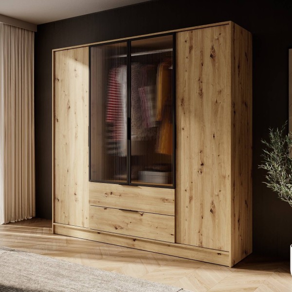 Шафа для одягу Perfect Home Келлі 4-дверна