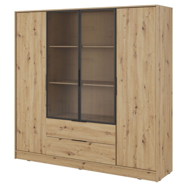 Гардеробна Perfect Home Келлі 4DRM – шафа для одягу з прозорими дверцятами