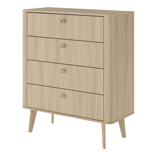 Комод Perfect Home Вікі / Viki 4S/88 з 4 шухлядами Дуб бариста