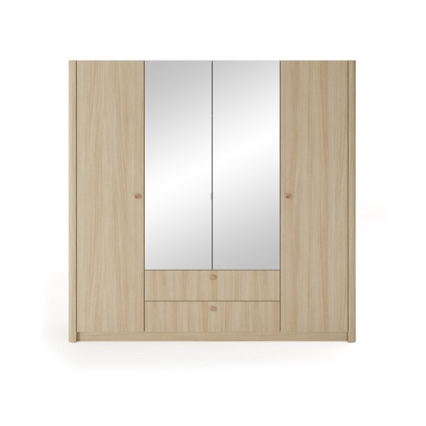 Шафа для одягу Perfect Home Вікі 4D2S/213 з дзеркалом