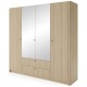 Шафа для одягу Perfect Home Вікі 4D2S/213 з дзеркалом