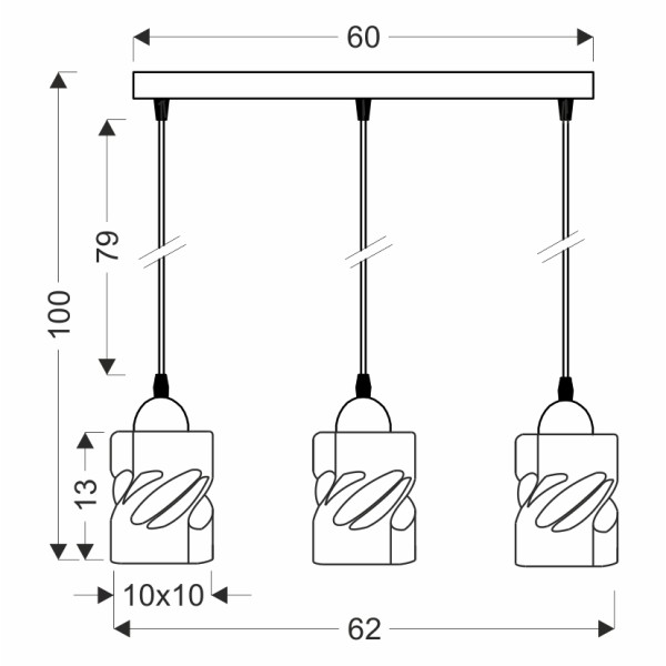 Люстра Candellux 33-00187 Felis - Високоякісне освітлення для вашого дому