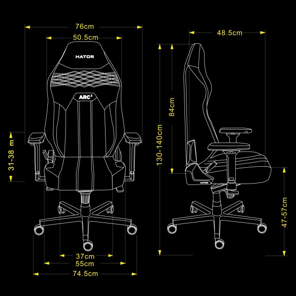 Крісло для геймерів HATOR Arc 3 L (HTC3400L)
