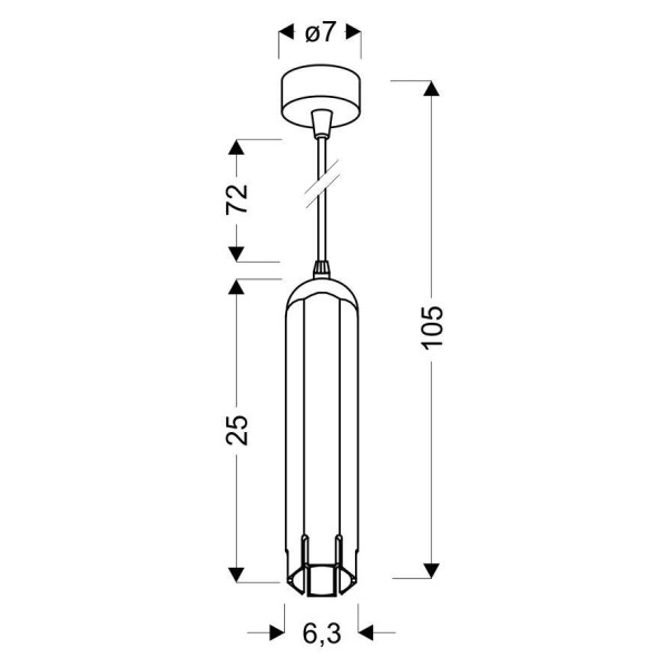 Люстра Candellux 31-77684 TUBA