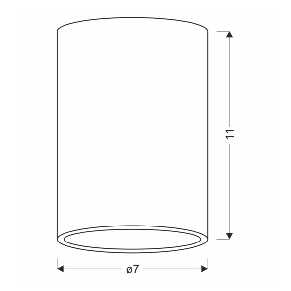 Точковий світильник Candellux 2228167 TUBA