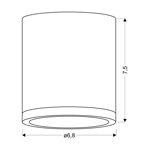 Точковий світильник Candellux 2273624 TUBA