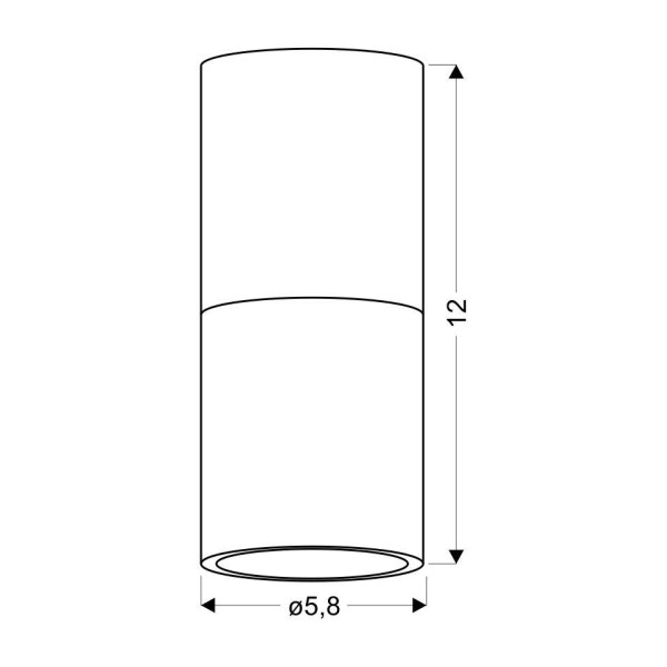 Точковий світильник Candellux 2273655 TUBA