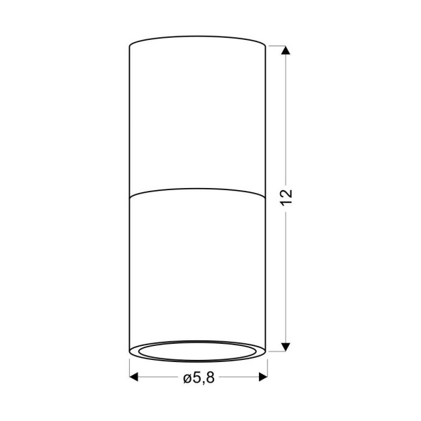 Точковий світильник Candellux 2273662 TUBA