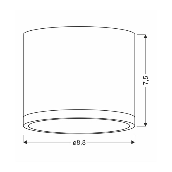 Точковий світильник Candellux 2275925 TUBA