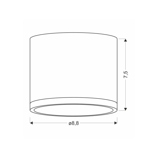 Точковий світильник Candellux 2275963 TUBA - стильне рішення для вашого дому