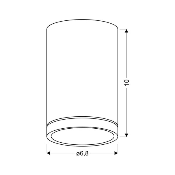 Точковий світильник Candellux 2276007 TUBA