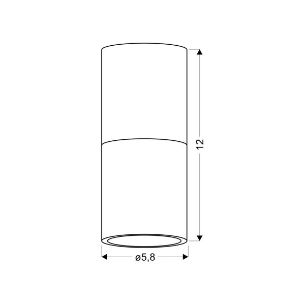Точковий світильник Candellux 2281728 TUBA