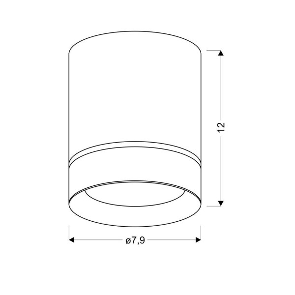 Точковий світильник Candellux 2282770 TUBA