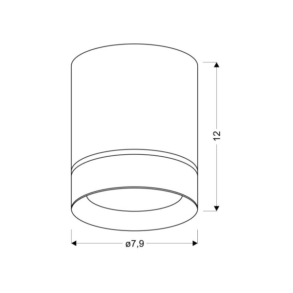Точковий світильник Candellux 2282787 TUBA