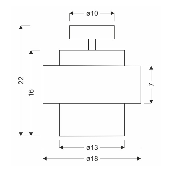 Стельовий світильник Candellux 31-09487 Spiega