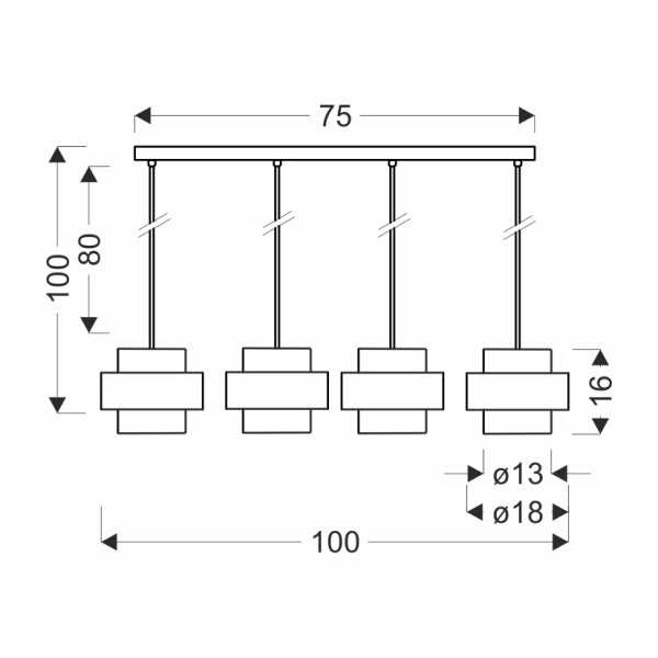 Люстра Candellux 34-09517 Spiega - Ідеальне освітлення для вашого дому