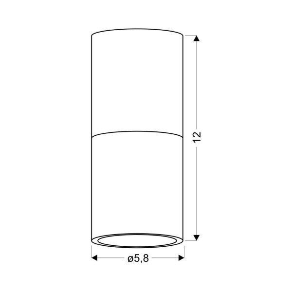 Точковий світильник Candellux 2282862 TUBA