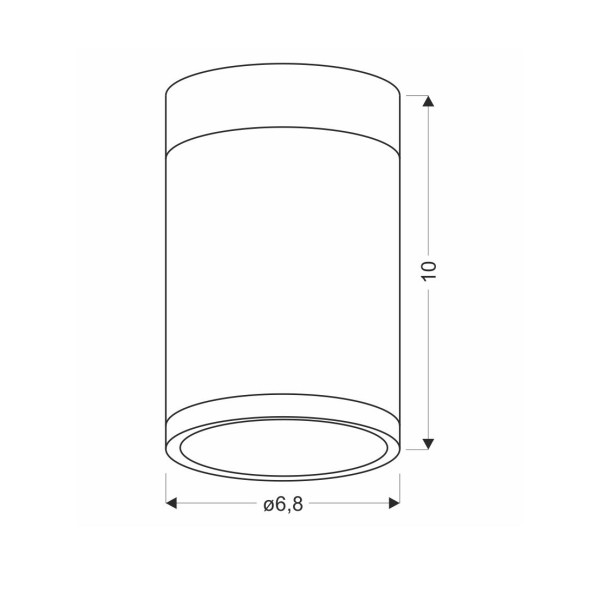Точковий світильник Candellux 2284262 TUBA