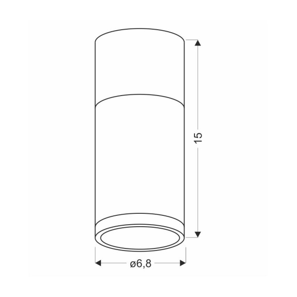 Точковий світильник Candellux 2284279 TUBA