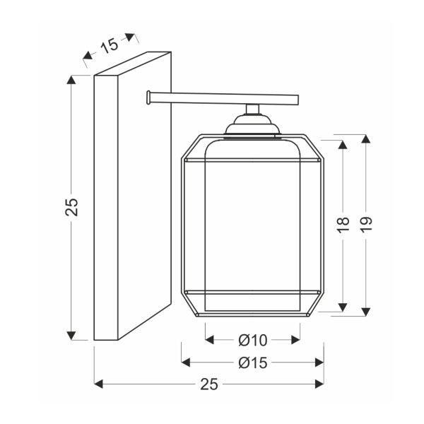 Бра Candellux 21-08411 Jonera – стильне та якісне освітлення