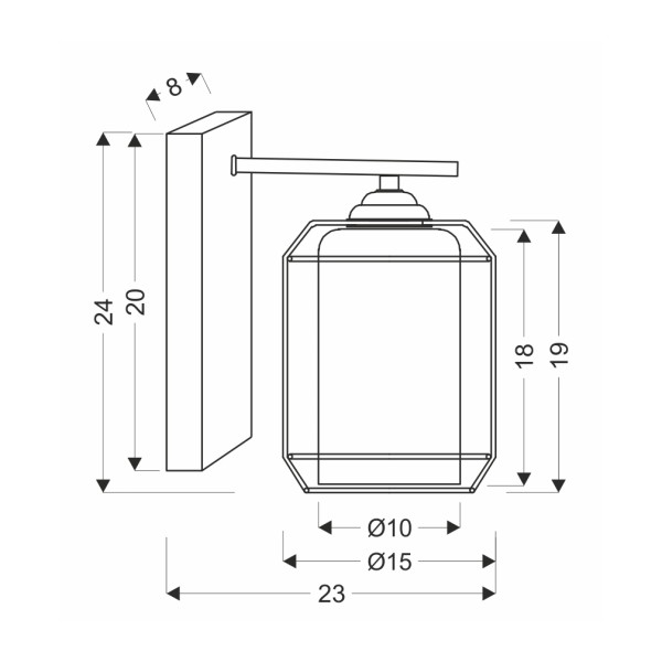 Бра Candellux 21-10186 Jonera