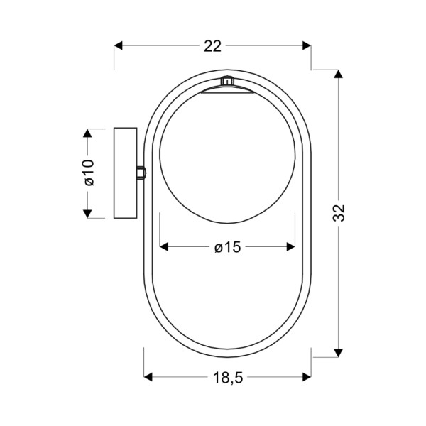 Бра Candellux 21-26224 Cordel - стильне освітлення для вашого дому