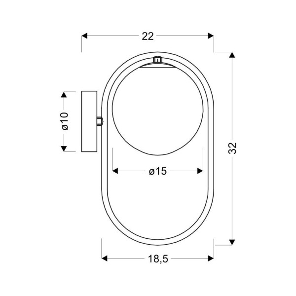 Бра Candellux 21-73440 Cordel – стильне настінне освітлення