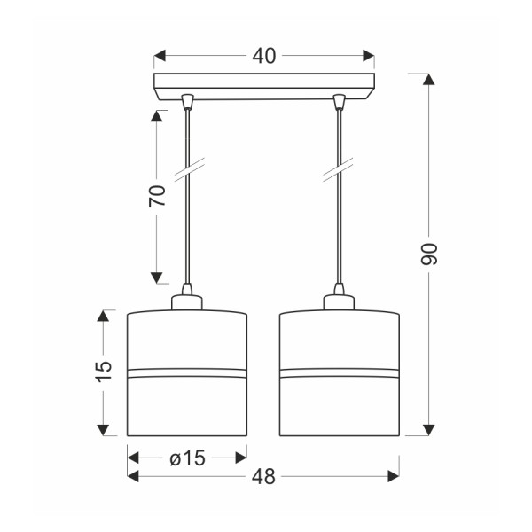 Люстра Candellux 32-17321 Assam — стильне освітлення для вашого інтер'єру