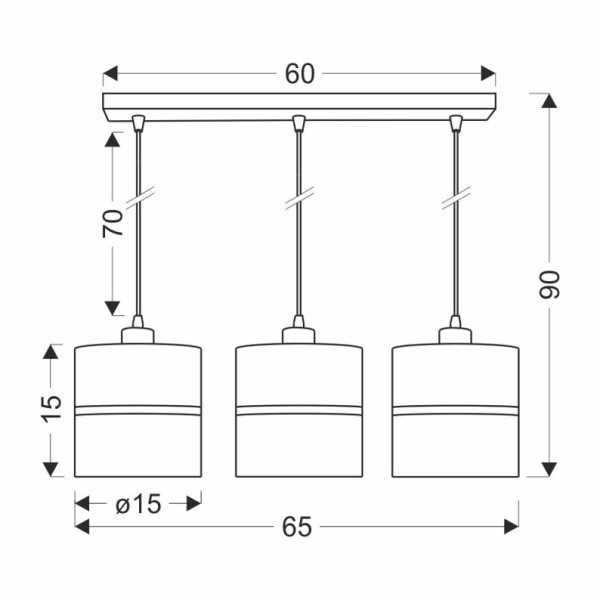 Люстра Candellux 33-17451 Assam — стильне освітлення для вашого інтер'єру