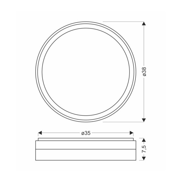 Стельовий світильник Candellux Florida 13-11343