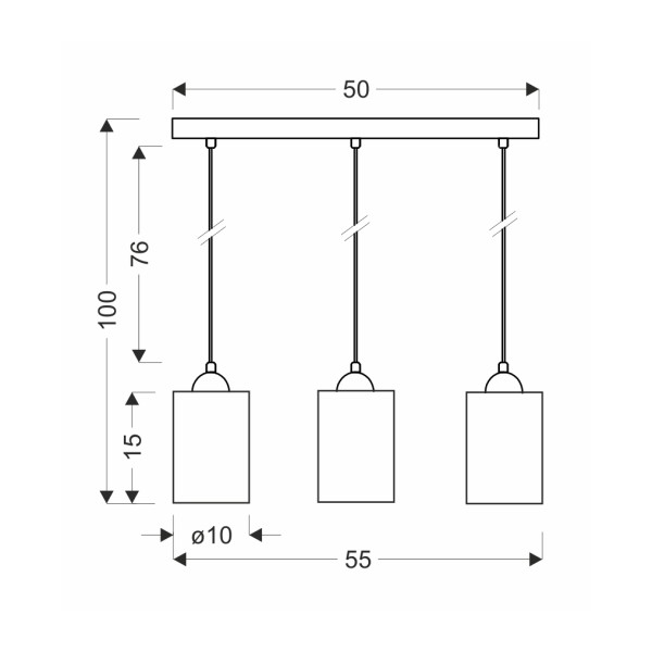 Люстра Candellux 33-00545 Bistro: елегантне освітлення для вашого інтер'єру