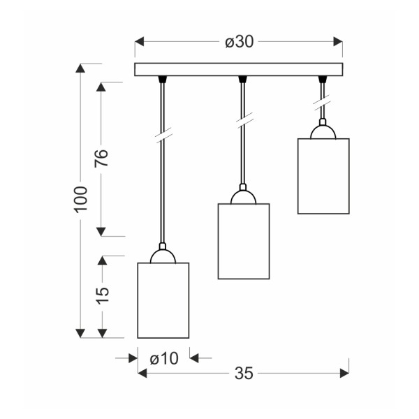Люстра Candellux 33-00576 Bistro – сучасне освітлення для будь-якого інтер'єру