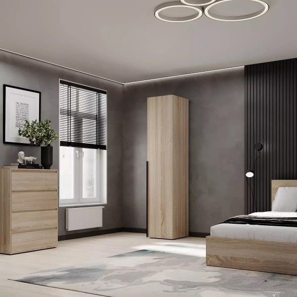 Пенал закритий №1 Light - сучасні меблі для вашої спальні