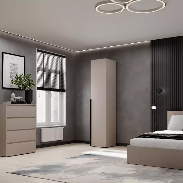 Пенал закритий №2 Light – елегантність та функціональність для вашої спальні