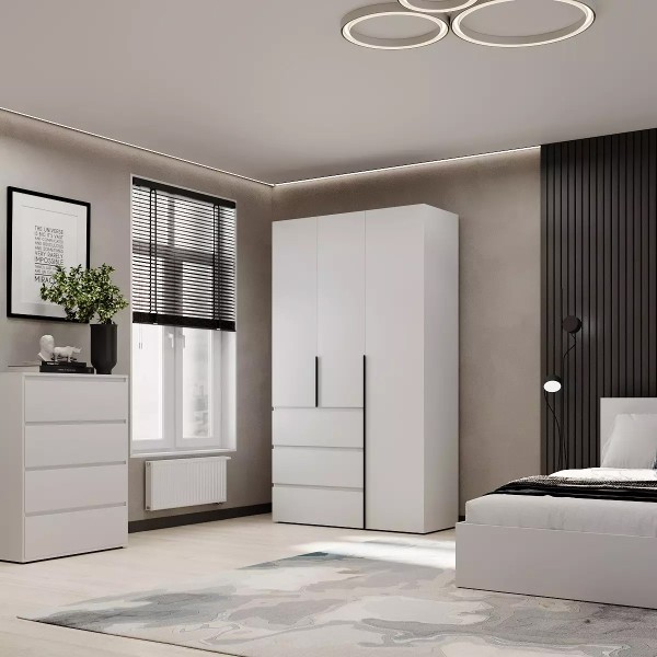 Шафа розпашна комбінована №2 Light для спальні